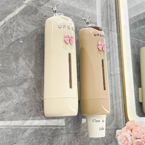 2024新款一次性杯子取杯器收纳盒置物架水杯纸杯壁挂式放置的架子