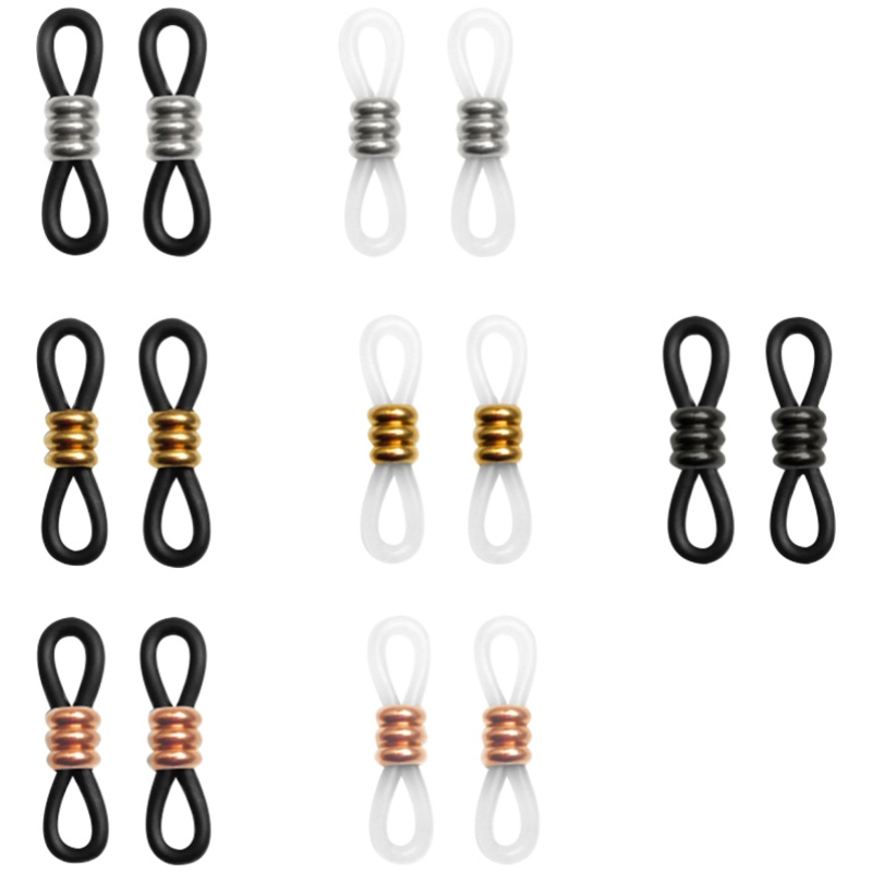 硅胶圈扣  眼镜链diy配件材E料  手工链眼镜防滑圈耗材