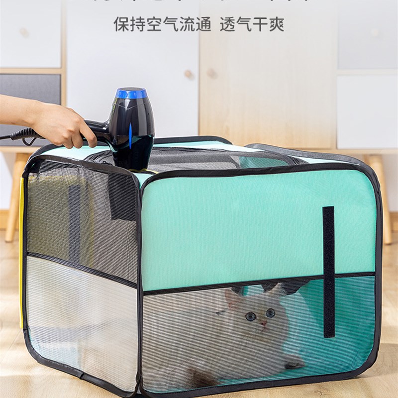 猫咪洗澡烘干机折叠烘干s箱宠物家用吹水吹毛机小猫洗澡吹风机狗