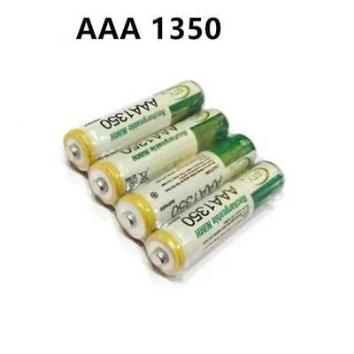 厂家2022 New AAA1350 basttery 1800 mAh 3A Rechargeable batte