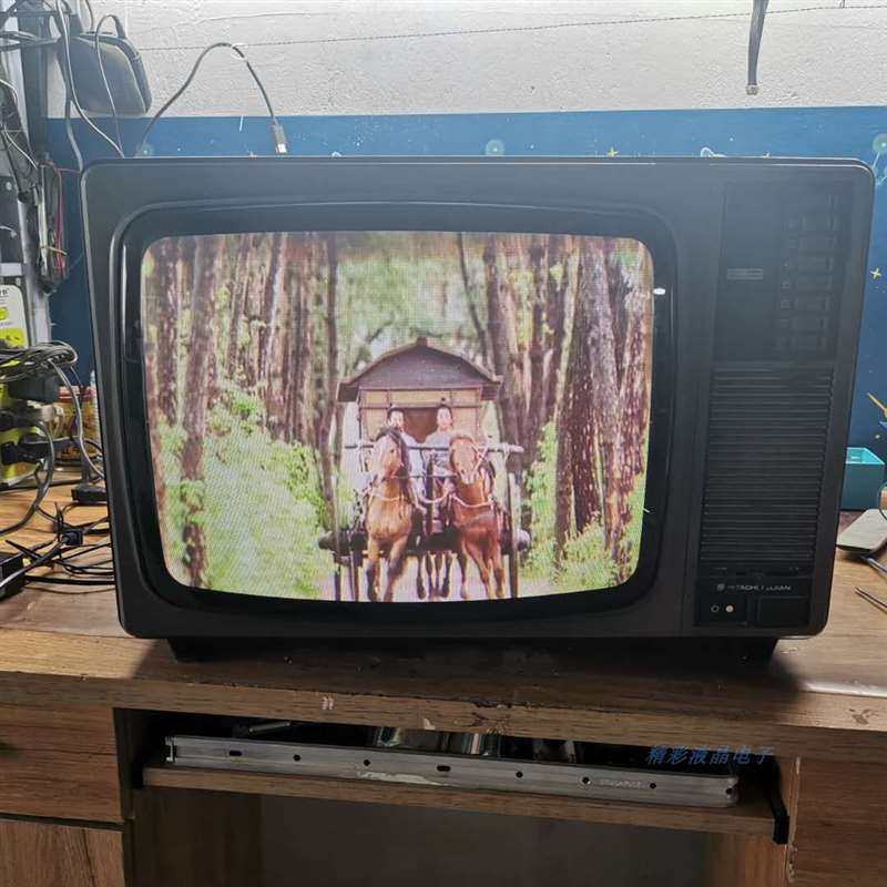现货速发可播放的各种老式彩色老电视机餐厅酒吧咖啡厅影视道具装