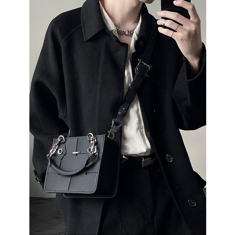 包包女2024新款百搭高级质感法式小众设计感通勤黑色单肩斜挎包女
