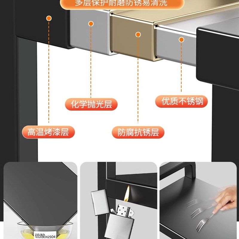 可伸缩厨房微波炉架子置物架多功能家用台面电饭锅烤箱收纳支架,厨房/烹饪用具,微波炉置物架,淘宝优惠券,粉丝福利购,淘宝优惠卷