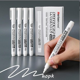 White Marker Pen Alcohol Paint Oily Waterproof Tire Painting
