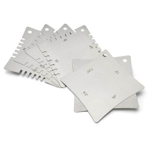 吉他琴颈弧度g尺 指板品丝测量卡尺弦槽齿制琴师 乐器工具