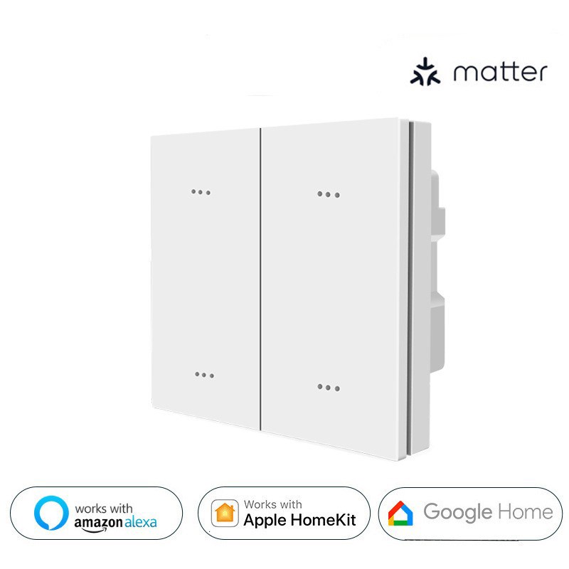 matter直连智能灯泡语音远程声光控制Homekit开关面板通断器网关