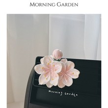 Garden桃里桃气香薰车载珠光桃花出风口仙女摆件 Morning