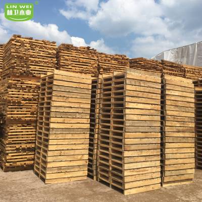 速发实木卡板叉车托盘仓储堆货周转用物流木架防潮栈板地台铲板i.