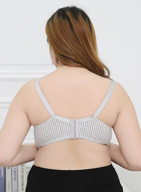 特大码大罩杯105E孕妇内衣y哺乳文胸无钢托前开扣喂奶胸罩200斤