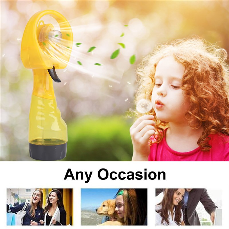 推荐Water Spray Mini Fan- Summer Personal Cooling Down Fan