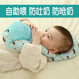 婴儿自助哺乳神器宝o宝奶瓶支架躺喂防吐奶枕头懒人解放双手哺乳