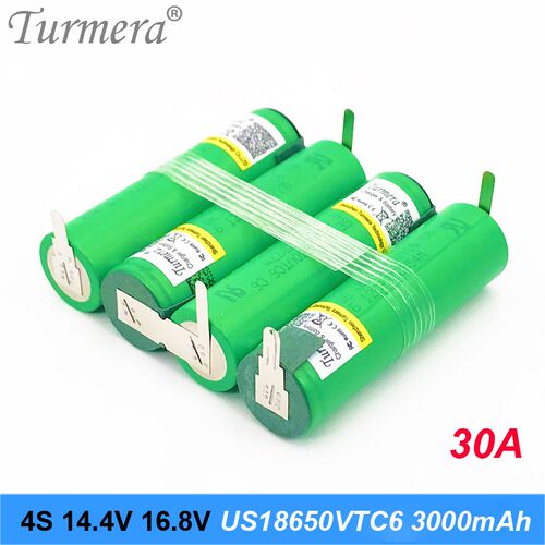 3S 12.6V 4S 16.8V 5S 21V 6S 25V VTC6 Battery Pack US18650VTC