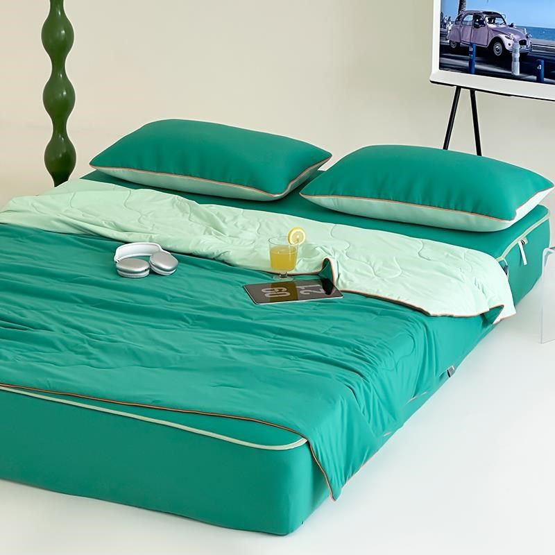 凉爽鸭 A类瓜瓜软凉席三件套床笠款凉感冰丝席夏季空调席子可水洗,床上用品,冰丝席,淘宝优惠券,粉丝福利购,淘宝优惠卷