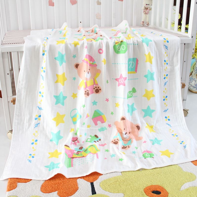 Baby bath eowel,cotton gauzt soft cover blanPket,towell quil 婴童用品 浴巾 原图主图