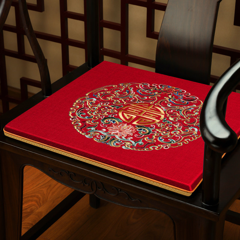 新中式红木沙发椅子坐垫茶椅垫座椅垫实木圈椅太师椅茶桌茶台垫子,居家布艺,椅垫,淘宝优惠券,粉丝福利购,淘宝优惠卷