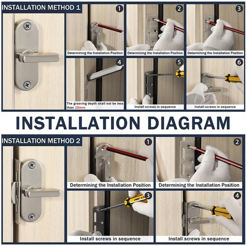 304 Stainless Steel Hasp Latch Lock Gate Latches Door Lock S