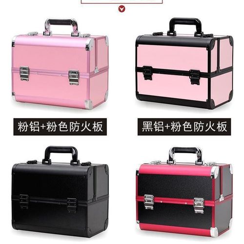 网红化妆盒大号护肤品整理化妆箱防尘化妆品收纳盒美甲美睫收纳箱