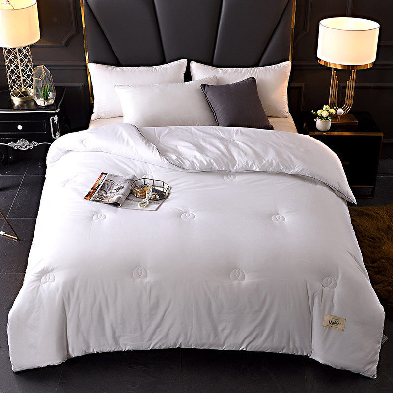 加厚保暖全棉被芯被褥春秋冬被单双人被子纯白色床上用品学生,床上用品,化纤被,淘宝优惠券,粉丝福利购,淘宝优惠卷