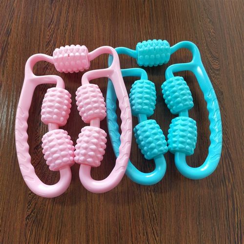 腿部按器环形夹腿滚轮美大腿小腿肌肉放松美腿多功能泡沫轴现货