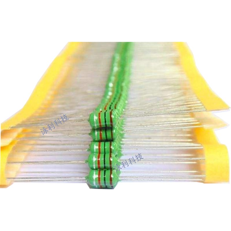 编带插件色环色码绕线电感EC36(1/2W)0.5W-AL0410-102K/1MH/4*10