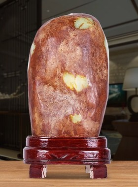 岫玉原石摆件奇石观赏石头工艺品客厅办公室装饰品天然辽宁岫岩玉