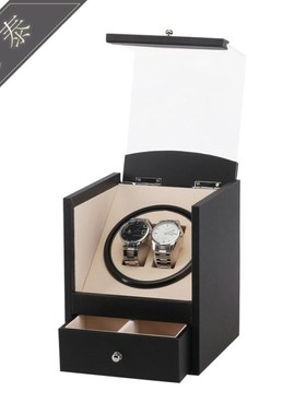 电动马达手表收纳盒机m械表展示盒单马达盒手表收藏盒watch winde