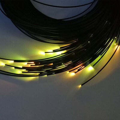 End Emitting 2mm PMMA Fiber Optic Lighting Cable with PVC Ja