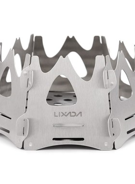 Lixada Outdoor Stove Folding Mini Stove Camping Wood Stove