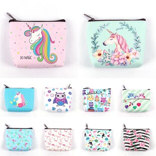 Printing Unicorn Flamingo Owl Mini 速发Women Portable Girl