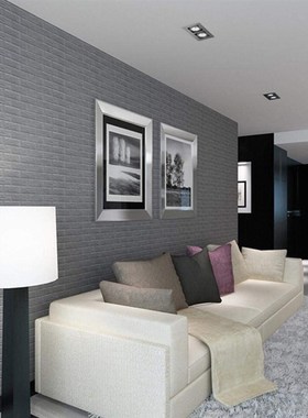 DIY 3D Background Brick PE Foam Wallpaper Panels Room Decal