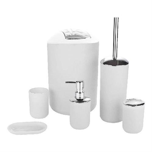 推荐6pcs Trash Can Lotion Dispenser Bathroom Accessories Set