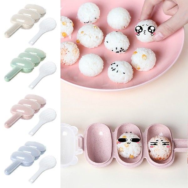 推荐Rice Ball Molds Diy Rice Ball Shaker Lunch Making Molds