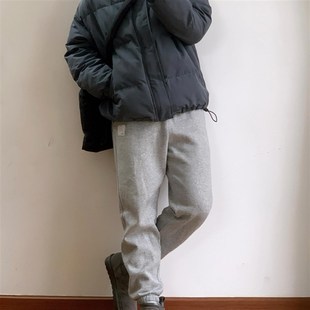 男装高级感穿搭套装冬季日杂风棉服外套冬装一套搭配直筒长裤男装