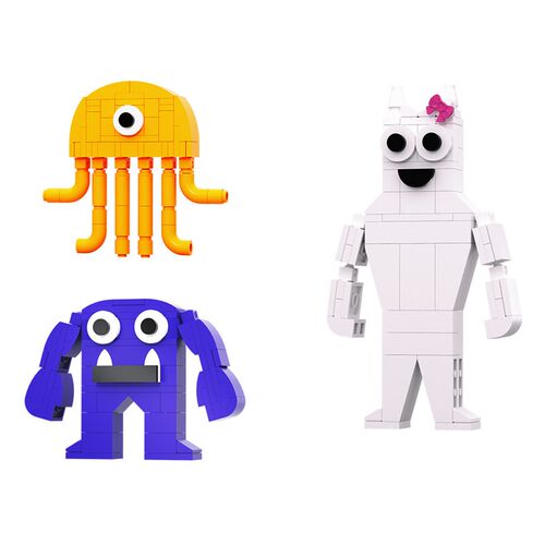 新品Garten Of Banban Bricks Game Green monster Jumbo Josh Op