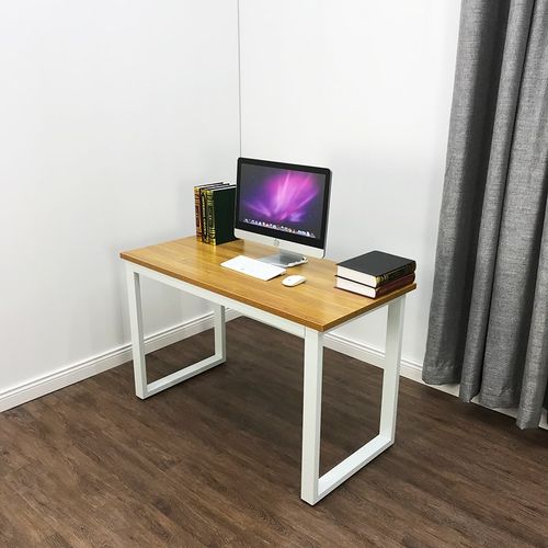 简约现代办公桌脚美式铁艺烤漆桌架会议培训岩板餐桌腿餐台脚定制