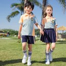 毕 学班校服夏季 季 今年流行幼儿园园服夏小一年级男女运动生服套装