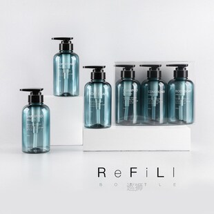 Dispenser Hand Body Liquid Bath Soap Bottle 3Pcs Sanitizer