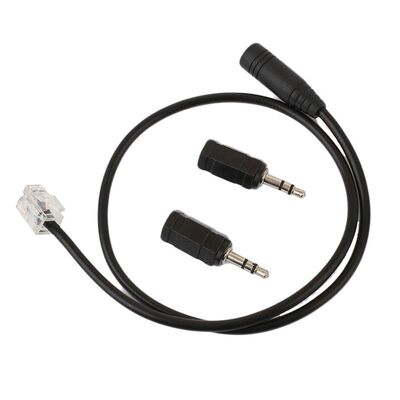 推荐RJ9 To 3.5mm 2.5mm  Cable Connector  Telephone Headsets