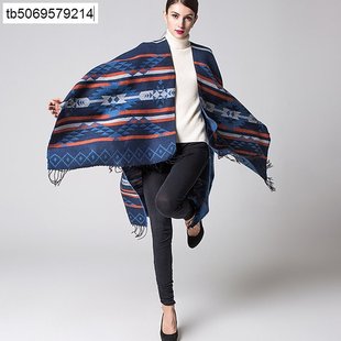 Cape Long scarf 速发Tassel Warm Oversized шаль Shawl