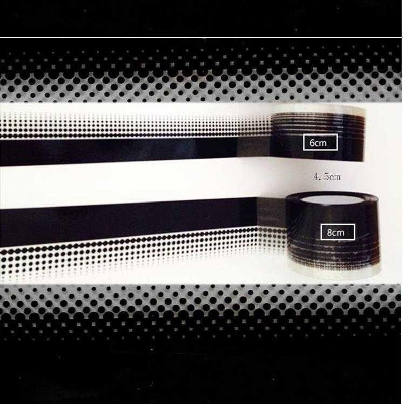 灯箱圆点封边胶带黑色圆点渐变胶带广告灯箱W装饰玻璃贴膜