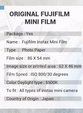 Instax Mini 9 Film White Edge 10 20 40 60 100 Sheets/Packs P