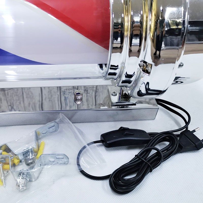 美发标志灯美容美发标志转灯发廊转灯理发灯箱美发转灯LED挂墙==