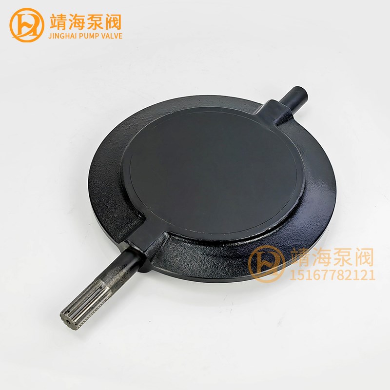 水泥罐气动粉尘蝶阀阀板配件大全dn100 150 200 300阀板250蝶板