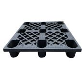 网格九脚塑料托盘单面叉车垫仓板物E流塑料卡板加厚防潮垫板地i.