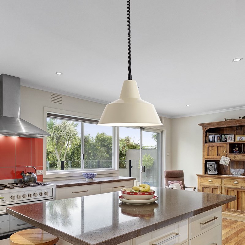 法式奶油风客厅吊灯北欧现代创意A简约餐厅卧室岛台麻将灯升降吊