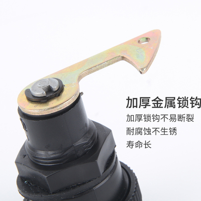 电动车后备箱锁尾箱锁电瓶摩托车后尾箱后箱锁扣锁芯卡扣配件通用