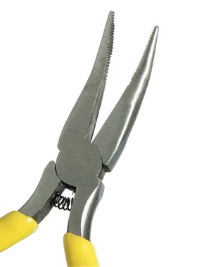 5 Inch High Carbon Steel Bent Nose Beading Craft Hobby Plier