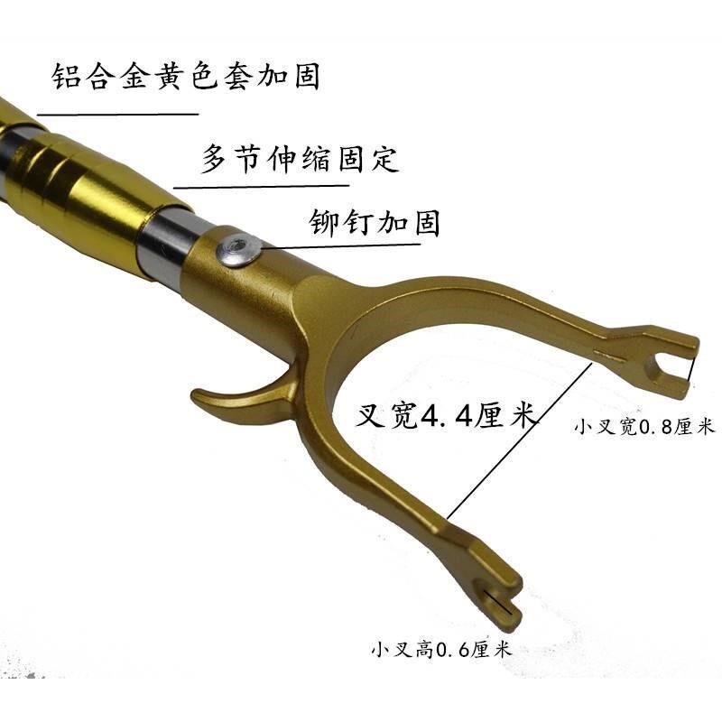 加厚衣叉杆不锈钢加厚挑衣杆衣撑衣杆加长2.1米4米晒衣杆金属叉头
