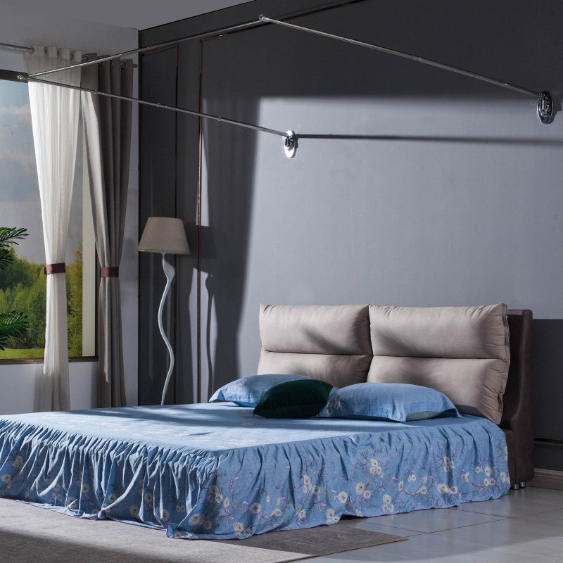 蚊帐支架不锈钢伸缩安装墙方形(无帐纱)加厚料,床上用品,蚊帐,淘宝优惠券,粉丝福利购,淘宝优惠卷