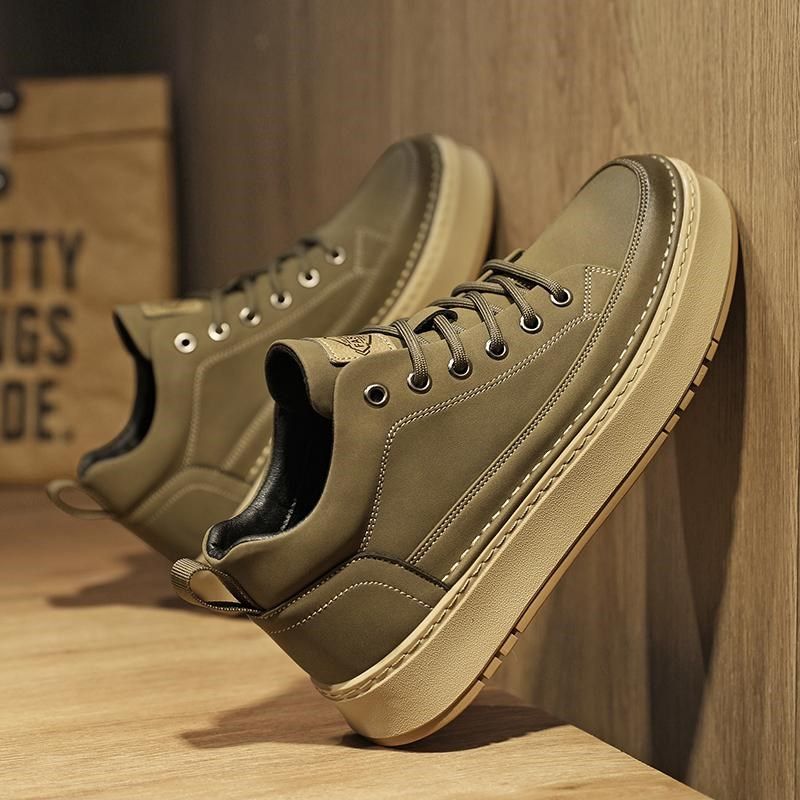 马丁靴男款中帮惠州冬季加绒棉鞋高帮休闲皮鞋男鞋秋冬款2024新款